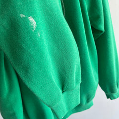 1980s Turtle School Paint Stained Sweatshirt