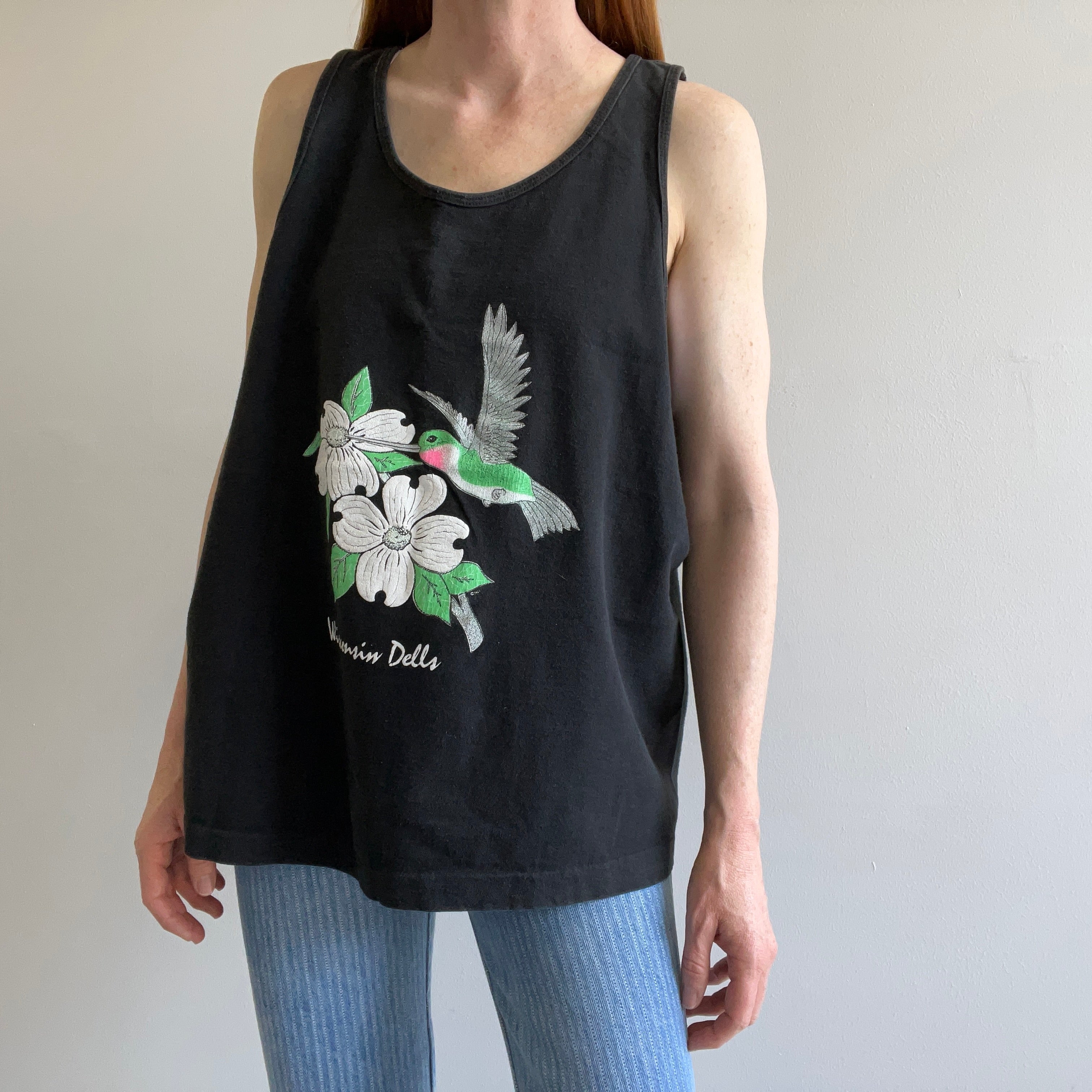 1980s Wisconsin Dells Hummingbird Tank Top by FOTL