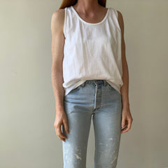 1980s/90s Blank White Tank Top - THIS. IS. GOOD.