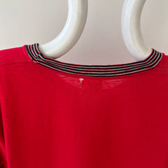 T-shirt teinté de peinture noire vierge des années 00