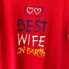 1984 Best Wife On Earth Red T Shirt