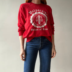 1980s Valparasio School of Law Beat Up Sweatshirt