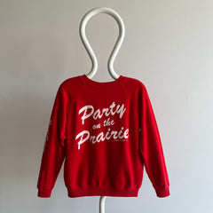 1988/9 Party on The Prairie North Dakota Centennial Sweatshirt