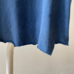 1980s Navy Blue Louises's West Lawrence, Kansas T Shirt - !!!