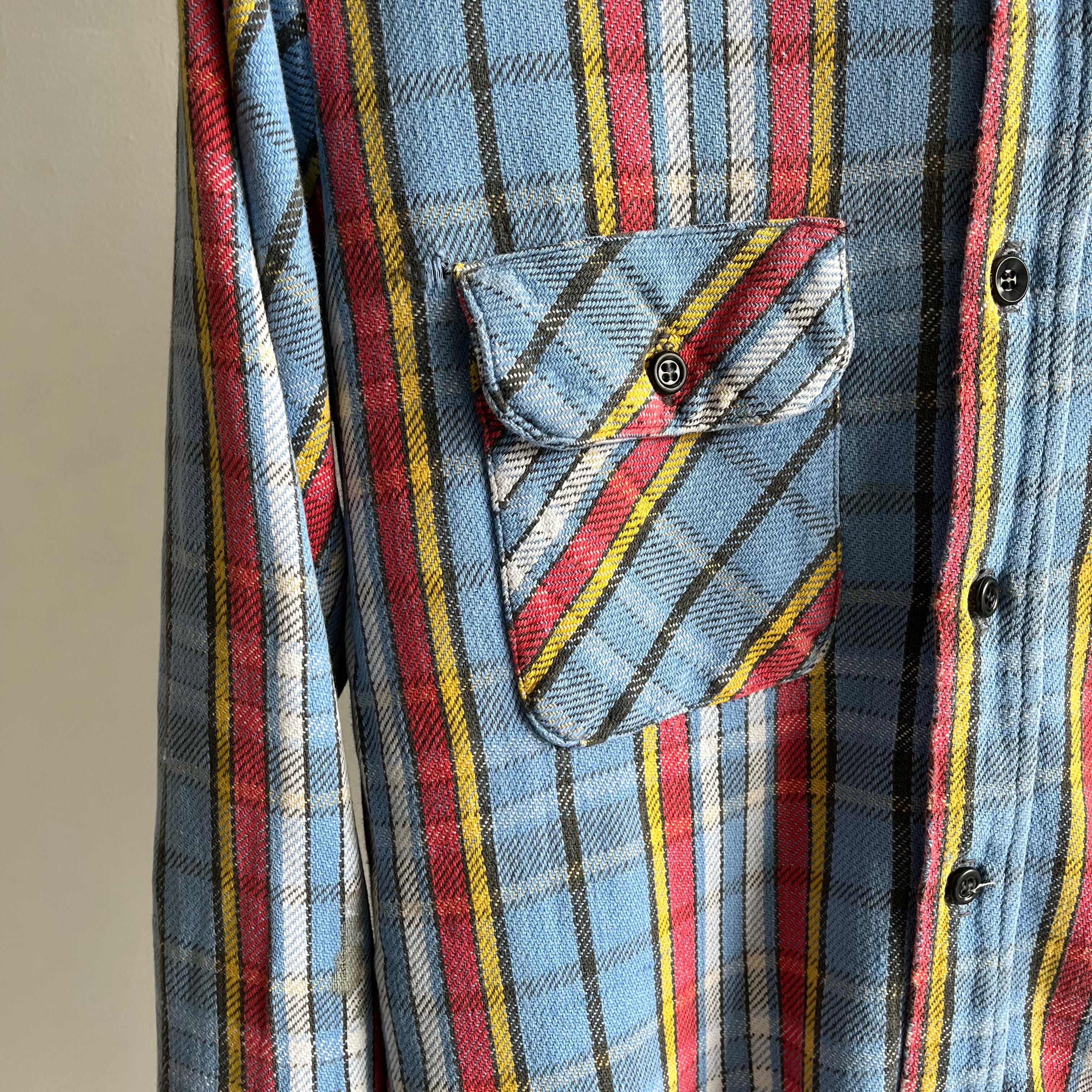 1970/80s Five Brothers XL Cotton Flannel
