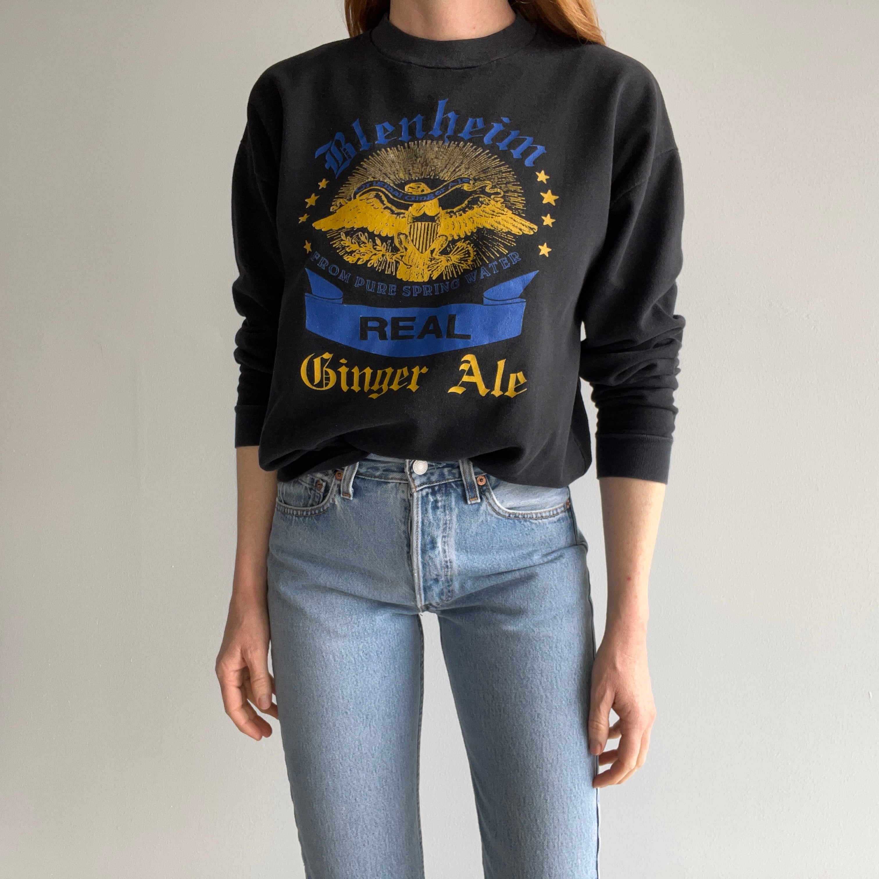 1970s Blenheim REAL Ginger Ale Sweatshirt