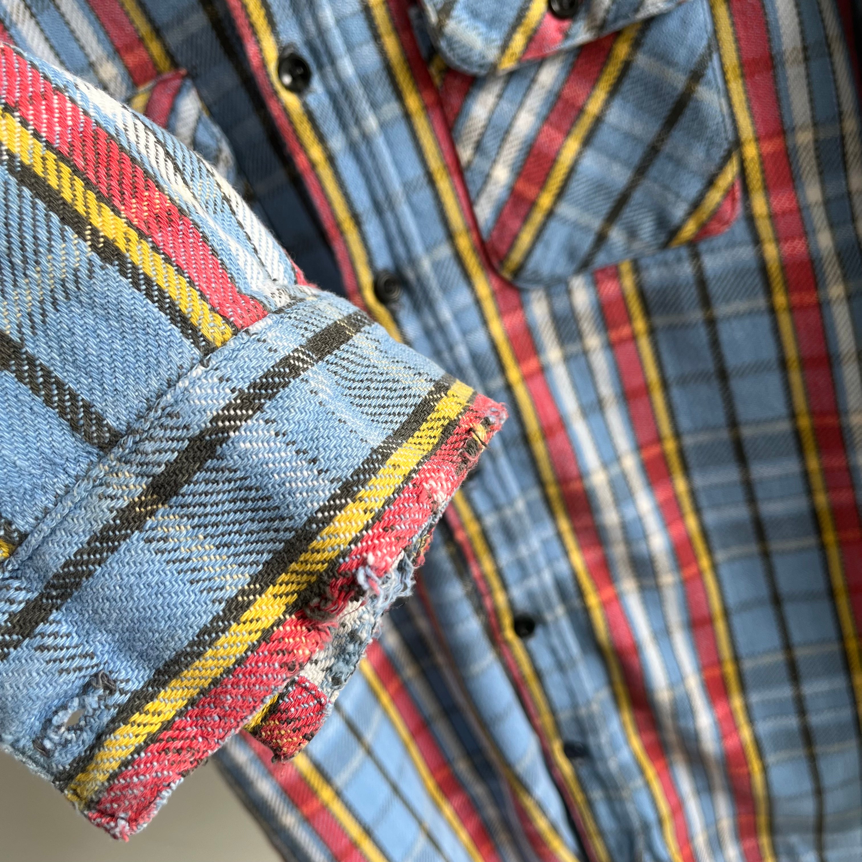 1970/80s Five Brothers XL Cotton Flannel