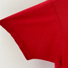 1980s Red Lincoln Soccer T Shirt