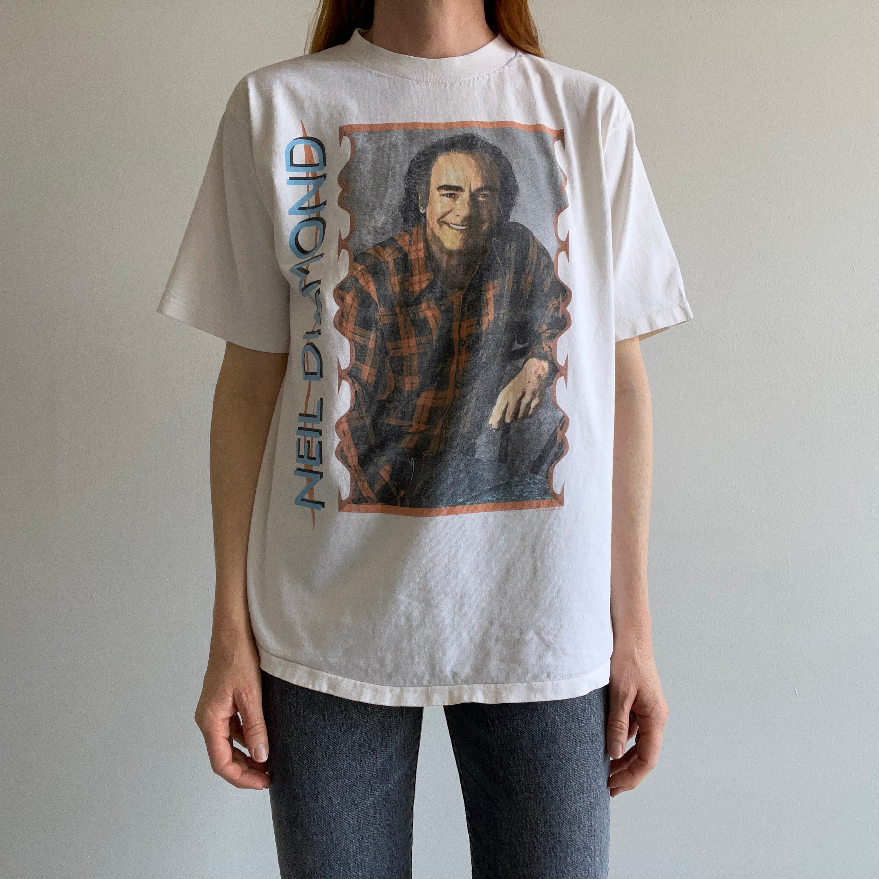 1994 Neil Diamond Front and Back T-Shirt