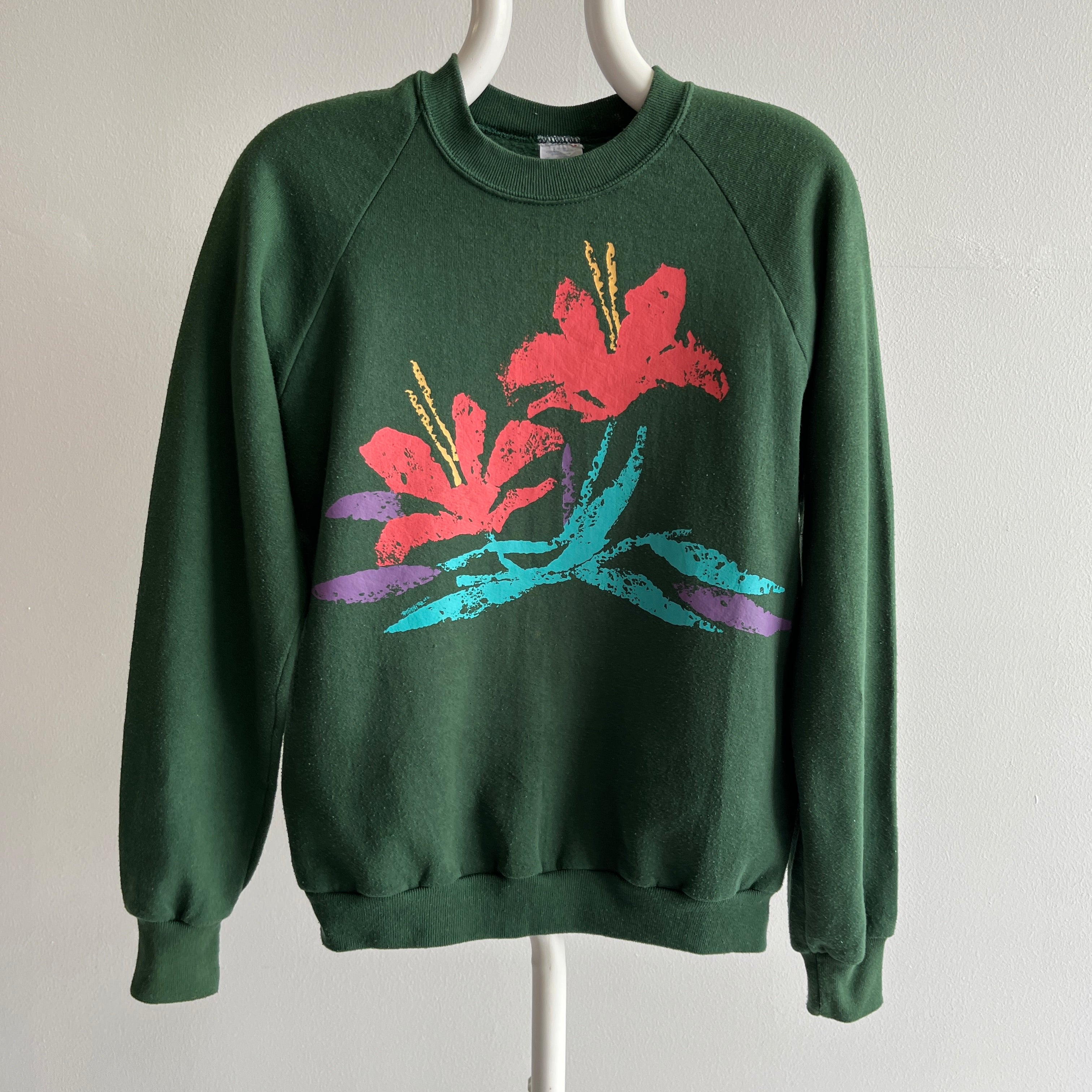 1980 Floral Sweatshirt