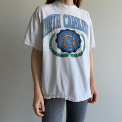 1980/90s Tattered, Torn, Worn, Washed with Dark Colors, North Carolina T-Shirt