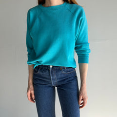 1980s Fiji Blue Raglan - Great Gauge Alert