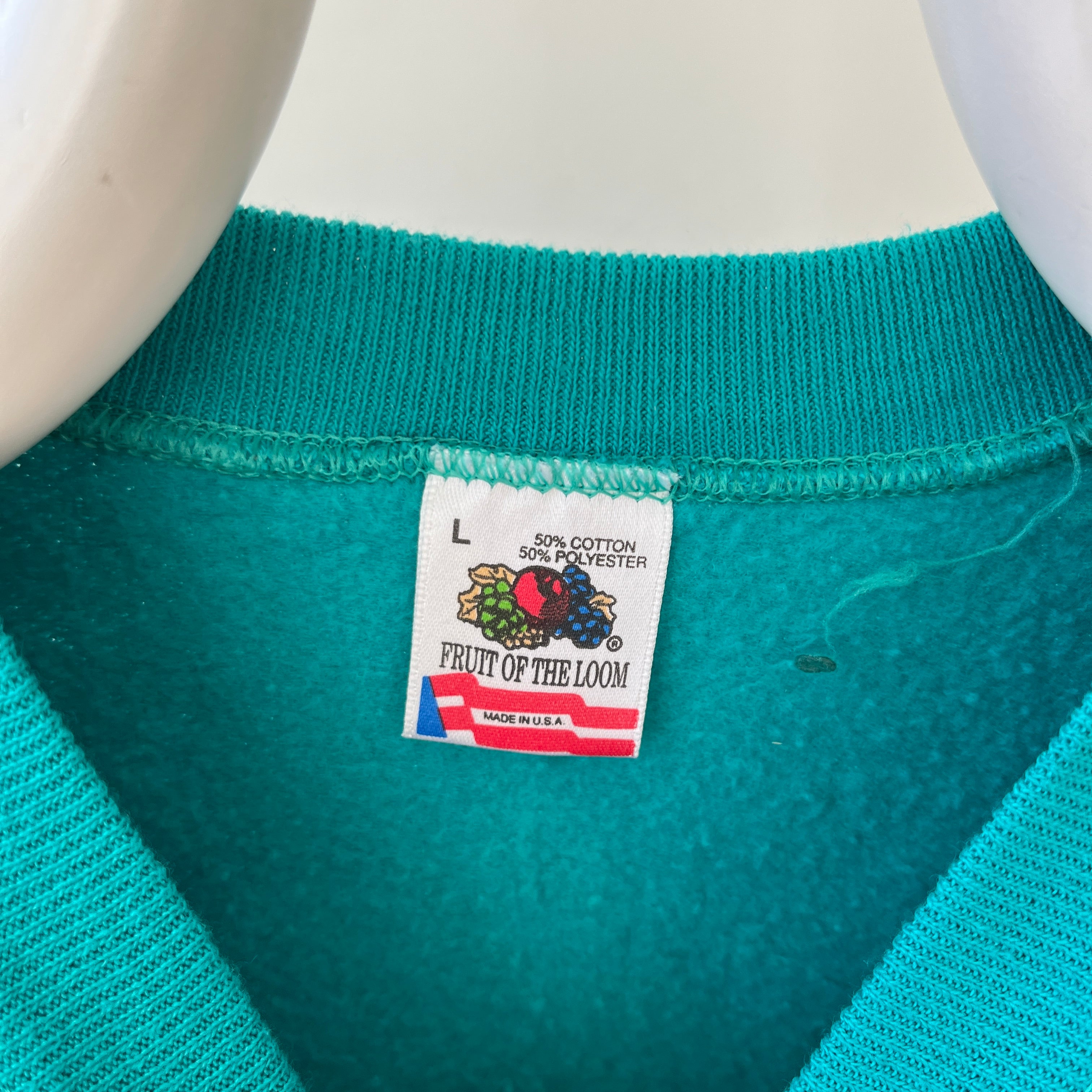 00s Heavy Weight Blank Black Sweatshirt par FOTL - Structuré