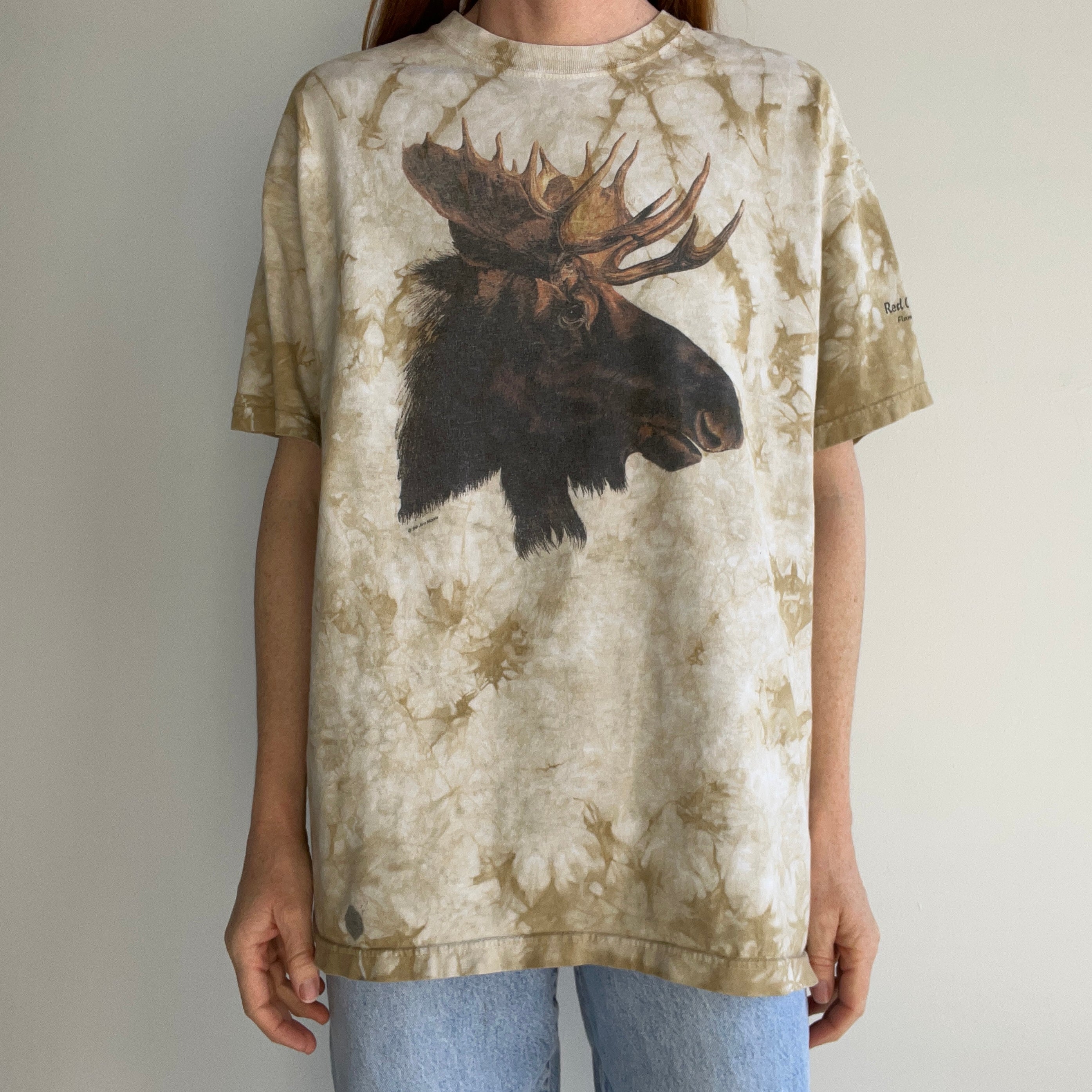 1999 Moose Head Acid Wash T-Shirt