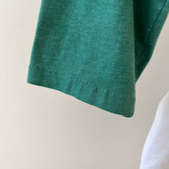 1970s Green and White Minnesota North Stars Baseball T Shirt