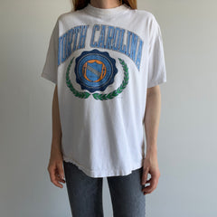 1980/90s Tattered, Torn, Worn, Washed with Dark Colors, North Carolina T-Shirt