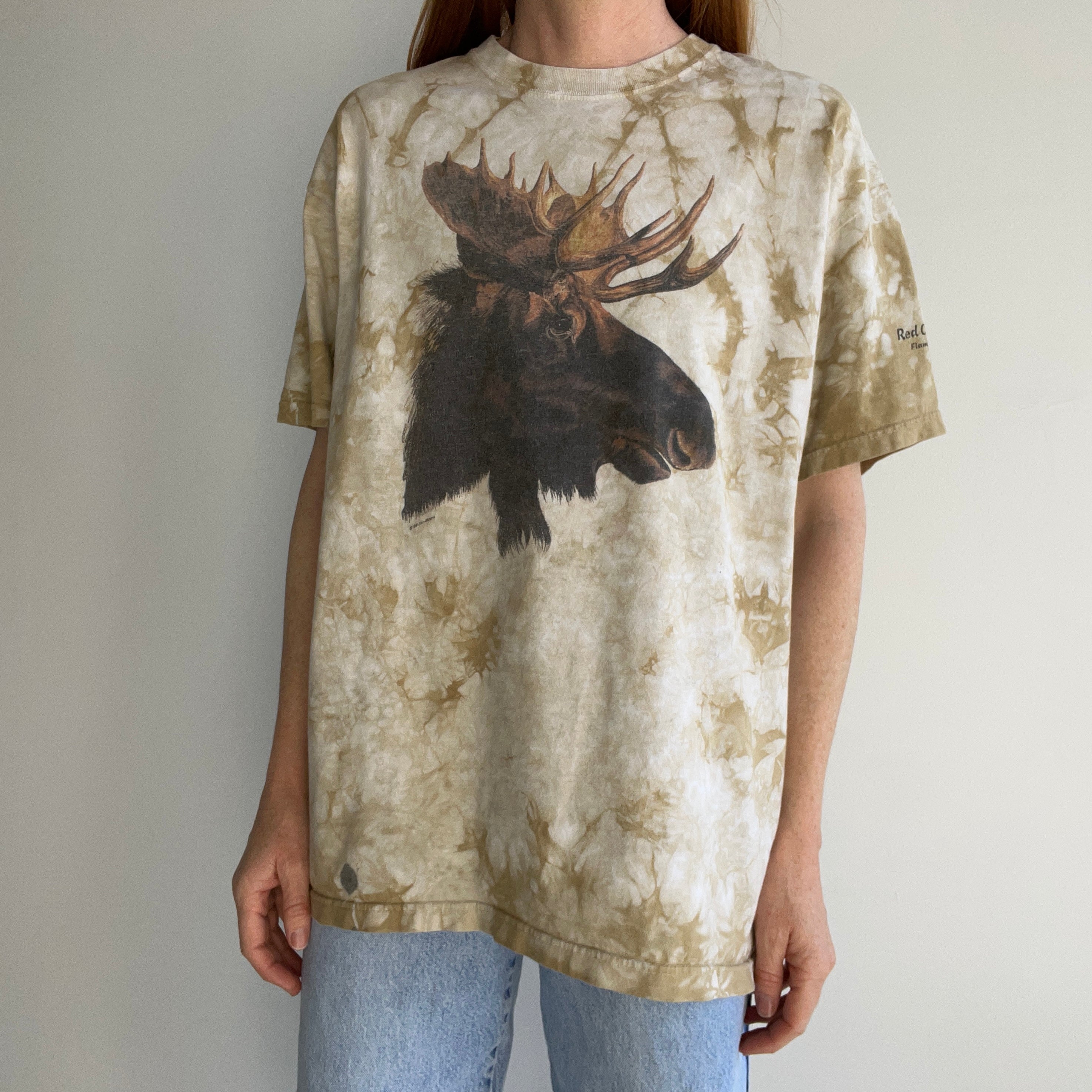 1999 Moose Head Acid Wash T-Shirt