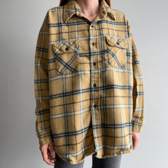 1970s Union Made Structured Cotton Flannel