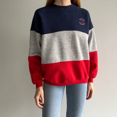 1980s Mon Valley Country Club Color Block Sweatshirt