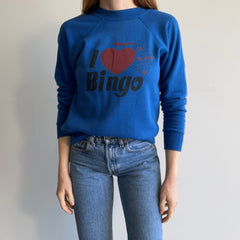 1980s I Love Bingo Sweatshirt - WOWZA