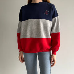 1980s Mon Valley Country Club Color Block Sweatshirt