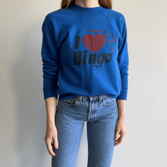 1980s I Love Bingo Sweatshirt - WOWZA