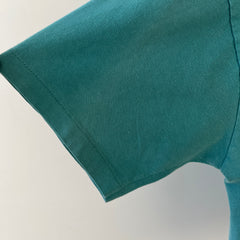 T-shirt teinté de peinture noire vierge des années 00