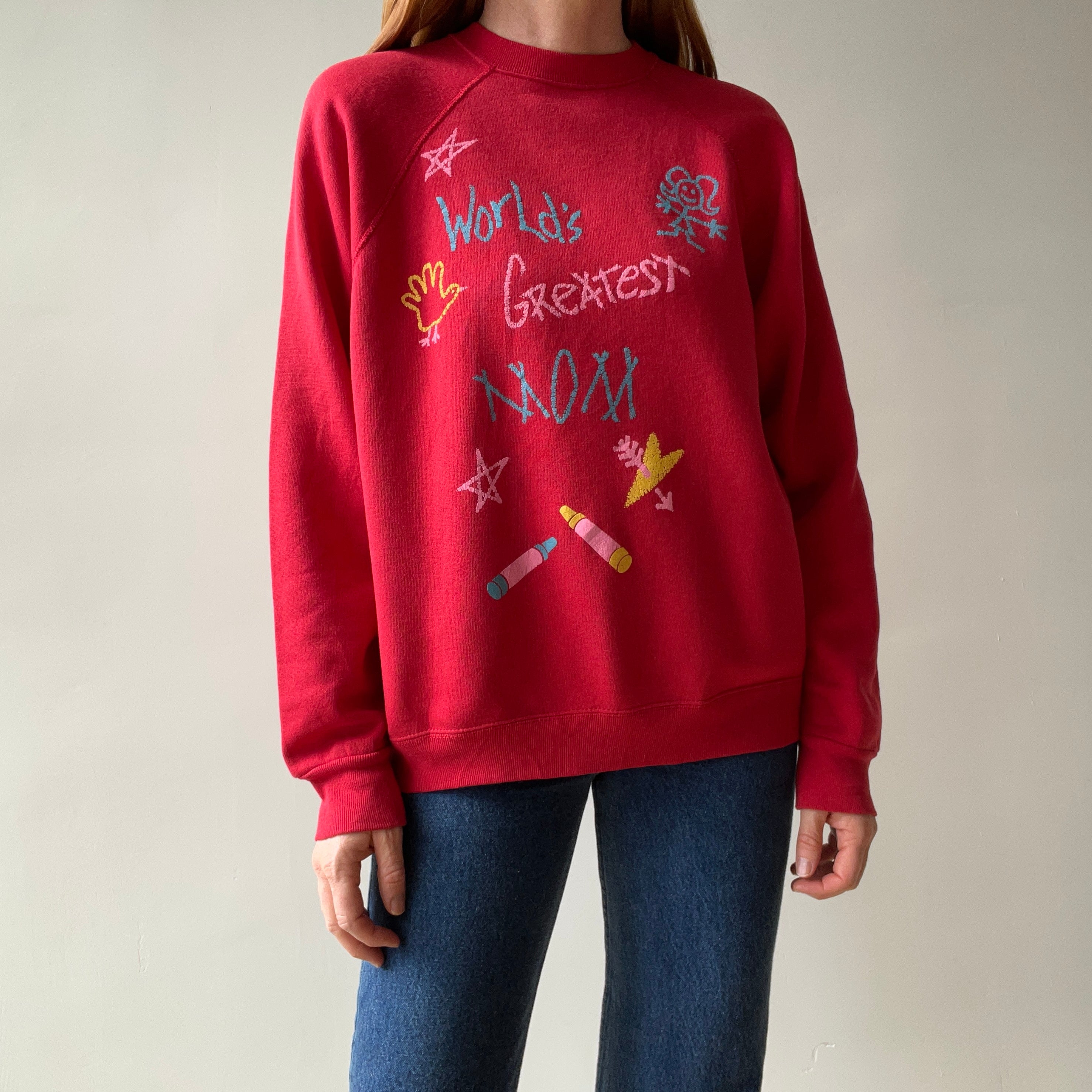 1980s World's Greatest Mom Sweatshirt