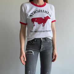 1980s Ayrshires Cow Ring T-Shirt