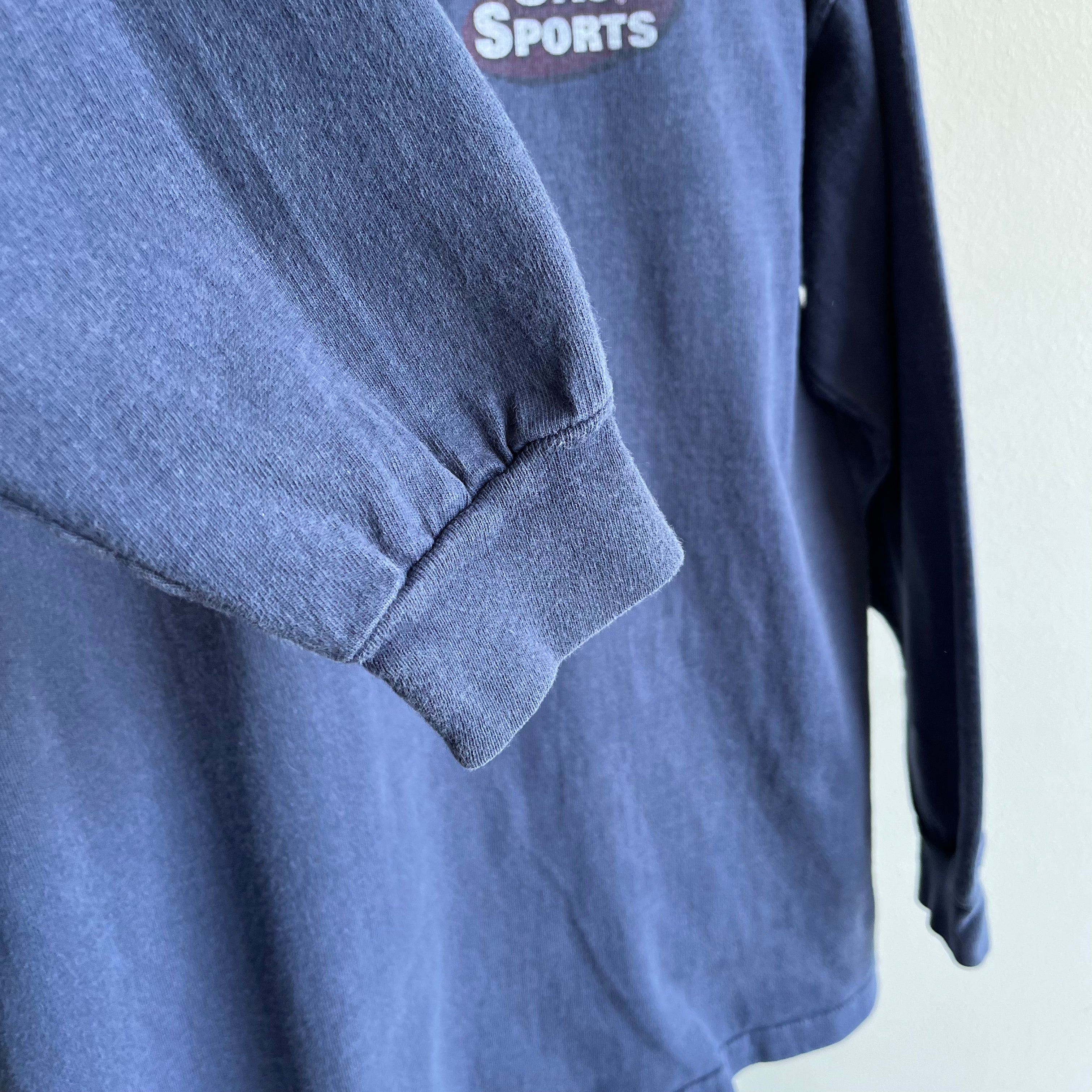 1990s UAS Sports Long Sleeve Structured Cotton Shirt