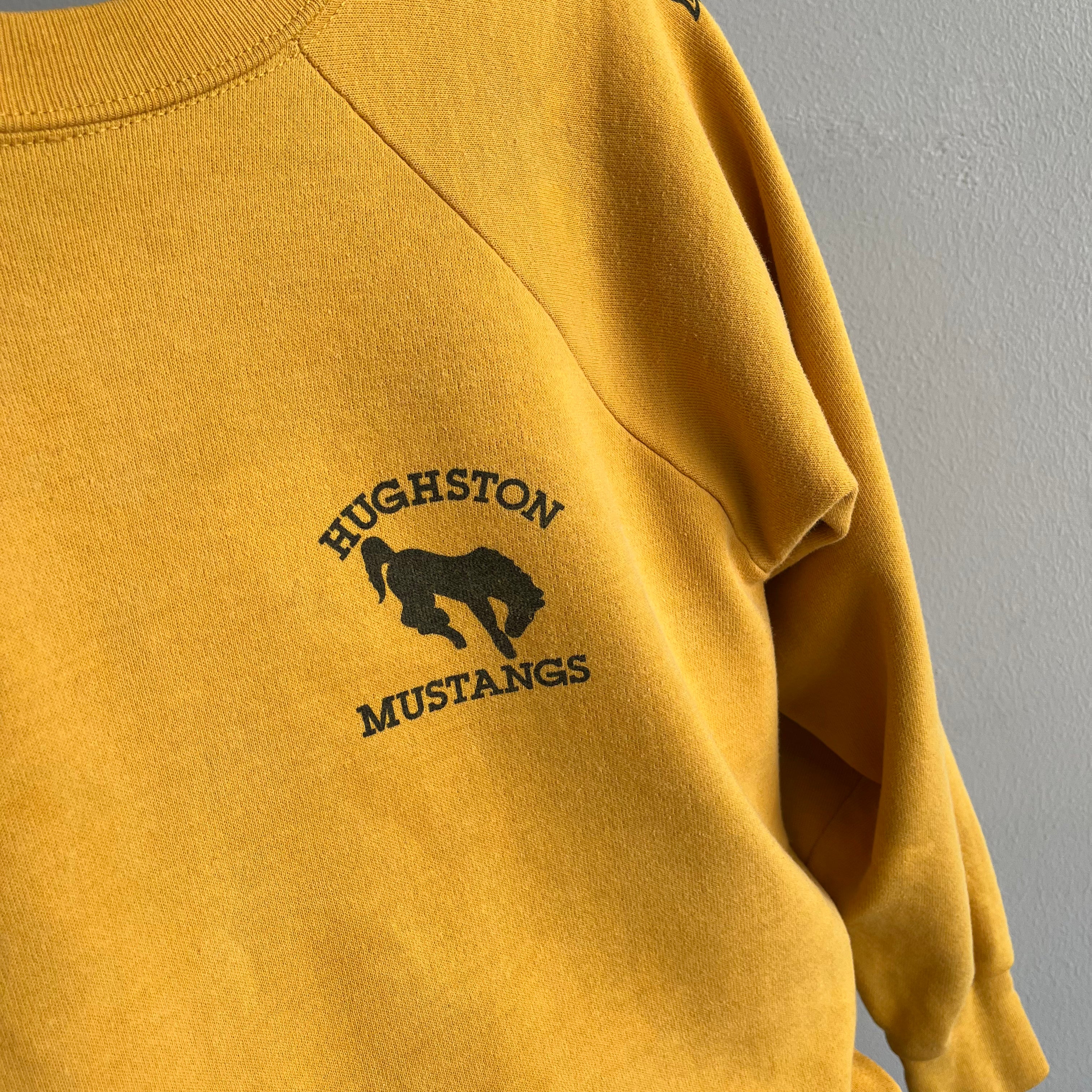 1970s Hughston Mustangs - Plano, TX - Sweatshirt by Signal !!!