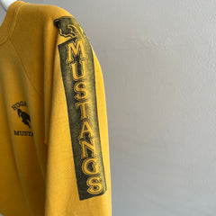 1970s Hughston Mustangs - Plano, TX - Sweatshirt by Signal !!!