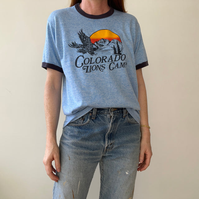 1986 Colorado Lions Camp Soft and Slouchy Ring T-Shirt