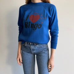 1980s I Love Bingo Sweatshirt - WOWZA