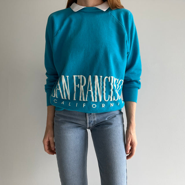 1980s San Francisco Collared Sweatshirt