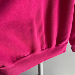1980s Hot Pink Sweatshirt by Pannill