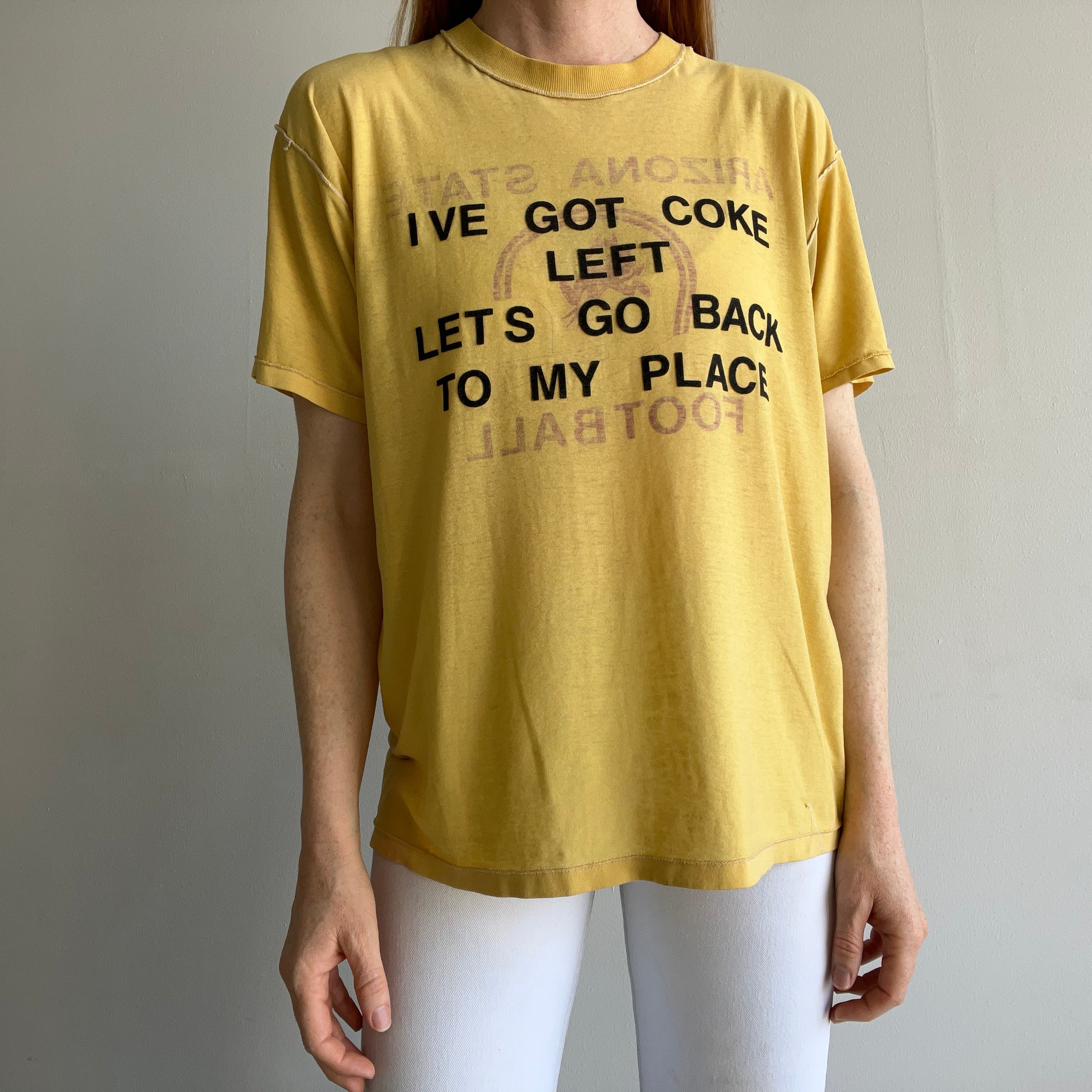 1970s ASU Secret Message Destroyed Beyond T-Shirt - EPIC!!!