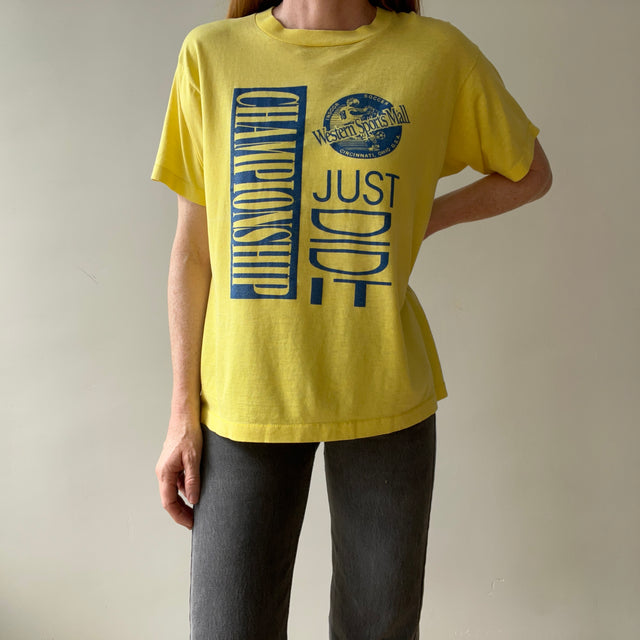 1980s Thinned Out Championship - Just DID IT - T-Shirt