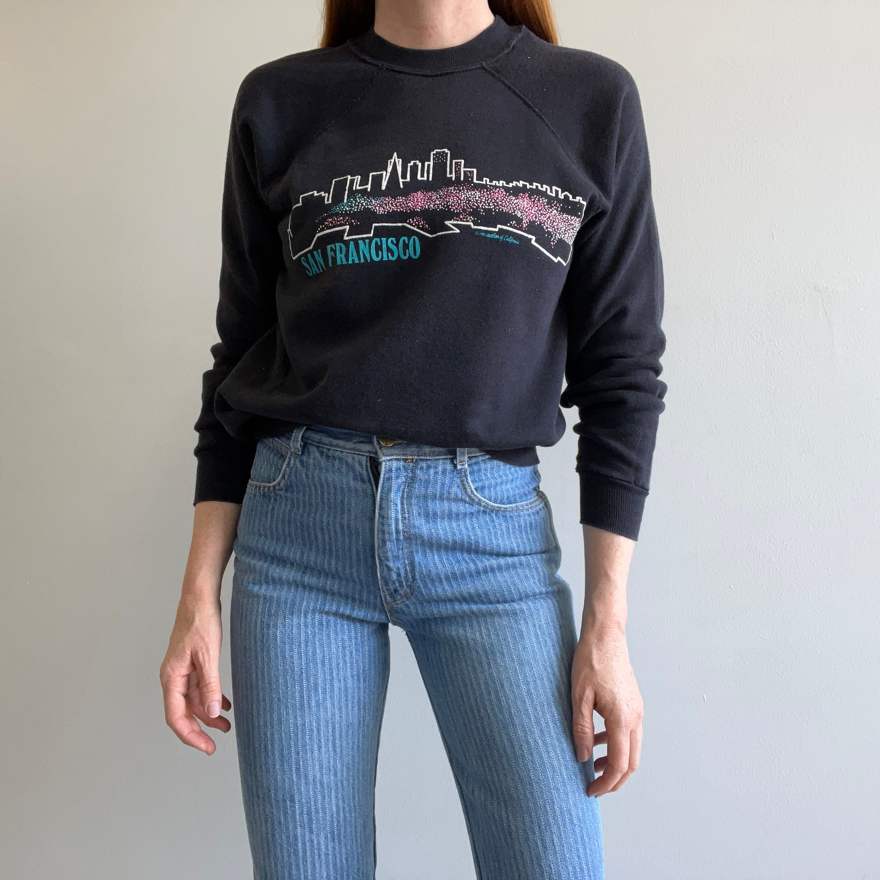 1985 San Francisco Skyline Tourist Sweatshirt