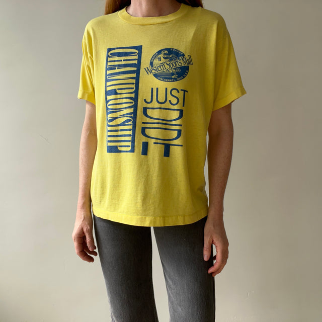1980s Thinned Out Championship - Just DID IT - T-Shirt