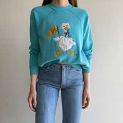 1980s BHS (Beverly Hills School? Let's Pretend) DIY Duck Sweatshirt