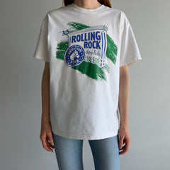 1980/90s Rolling Rock Extra Pale Ale T-Shirt - Great Age Staining