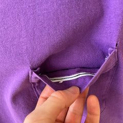 1980s Purple Pocket T-Shirt with the Single Most Wonderful Bleach Mark on the Backside