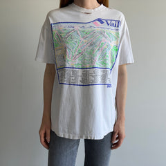 1990s Tattered, Torn, Worn, Stained, Epic Vail Cotton T-Shirt (Worth the Zoom)