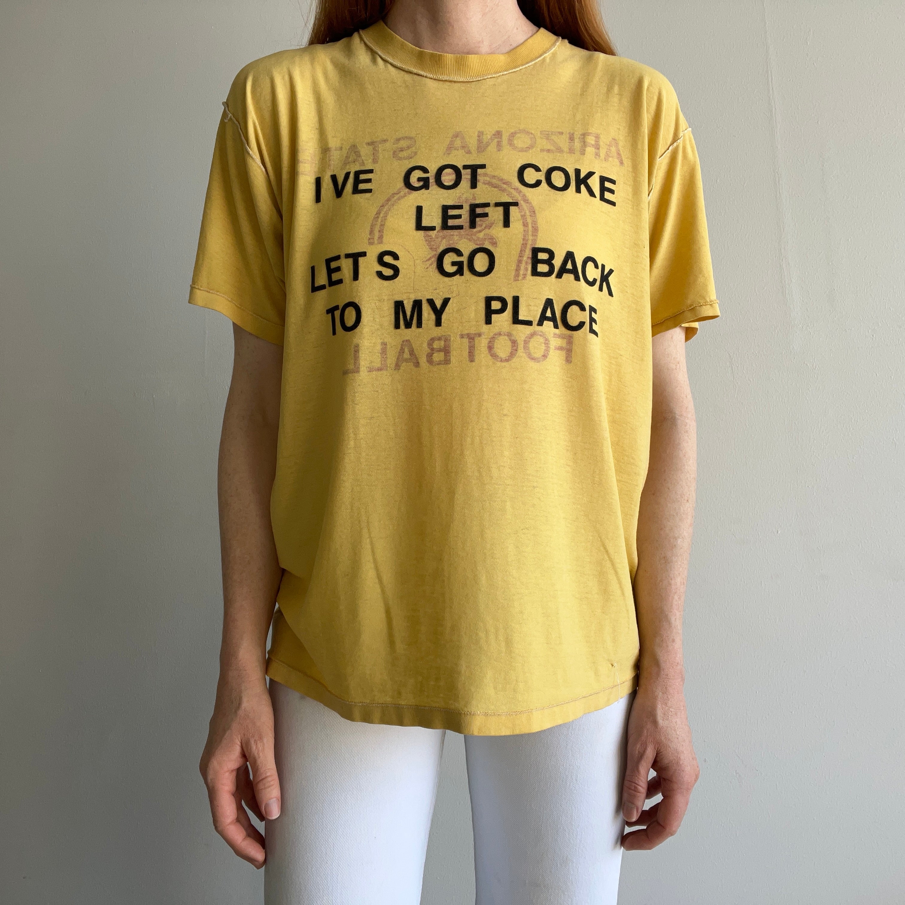 1970s ASU Secret Message Destroyed Beyond T-Shirt - EPIC!!!