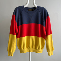 1990s Eddie Bauer Color Block Sweatshirt -Ooolala