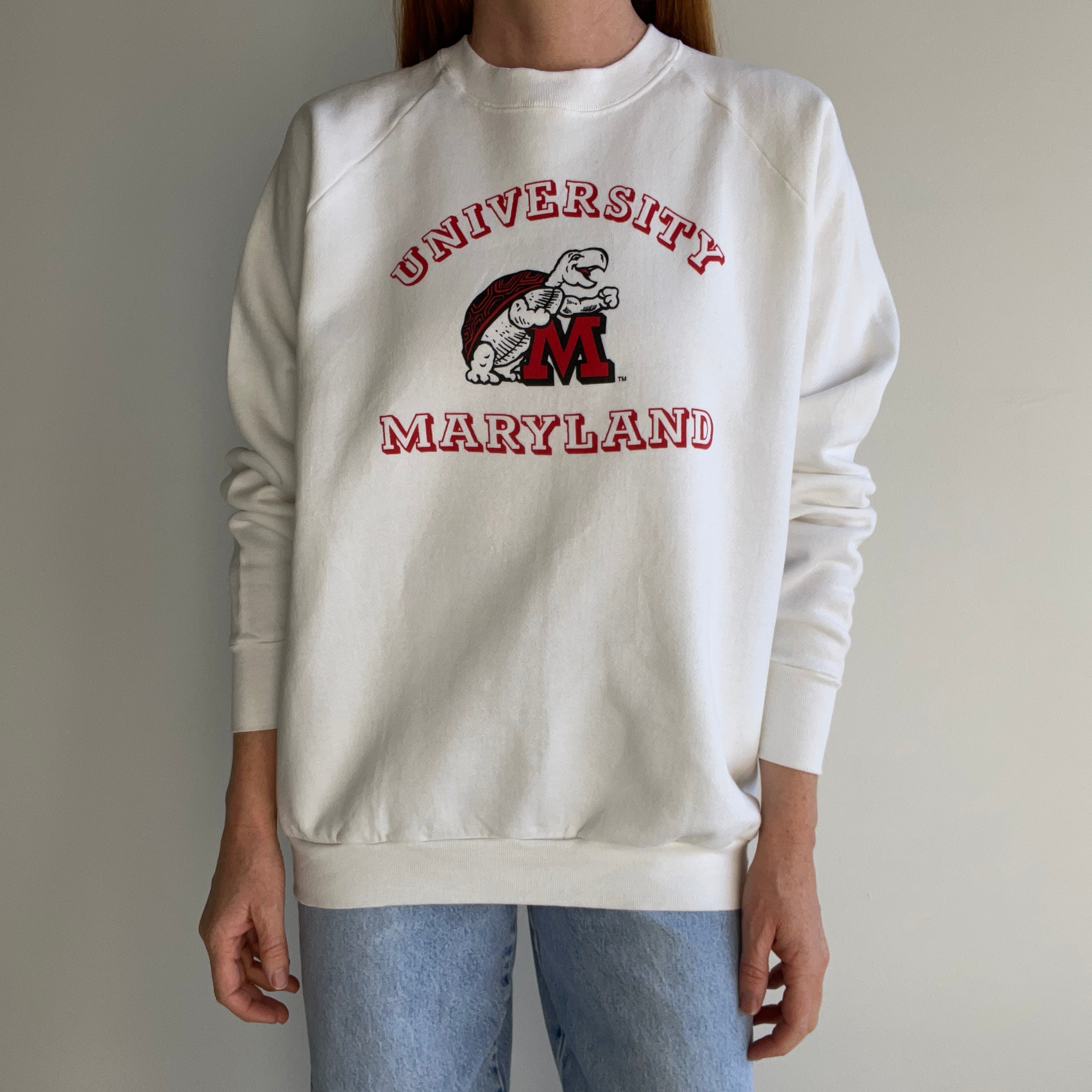 1980s University of Maryland Sweatshirt - Barely Worn