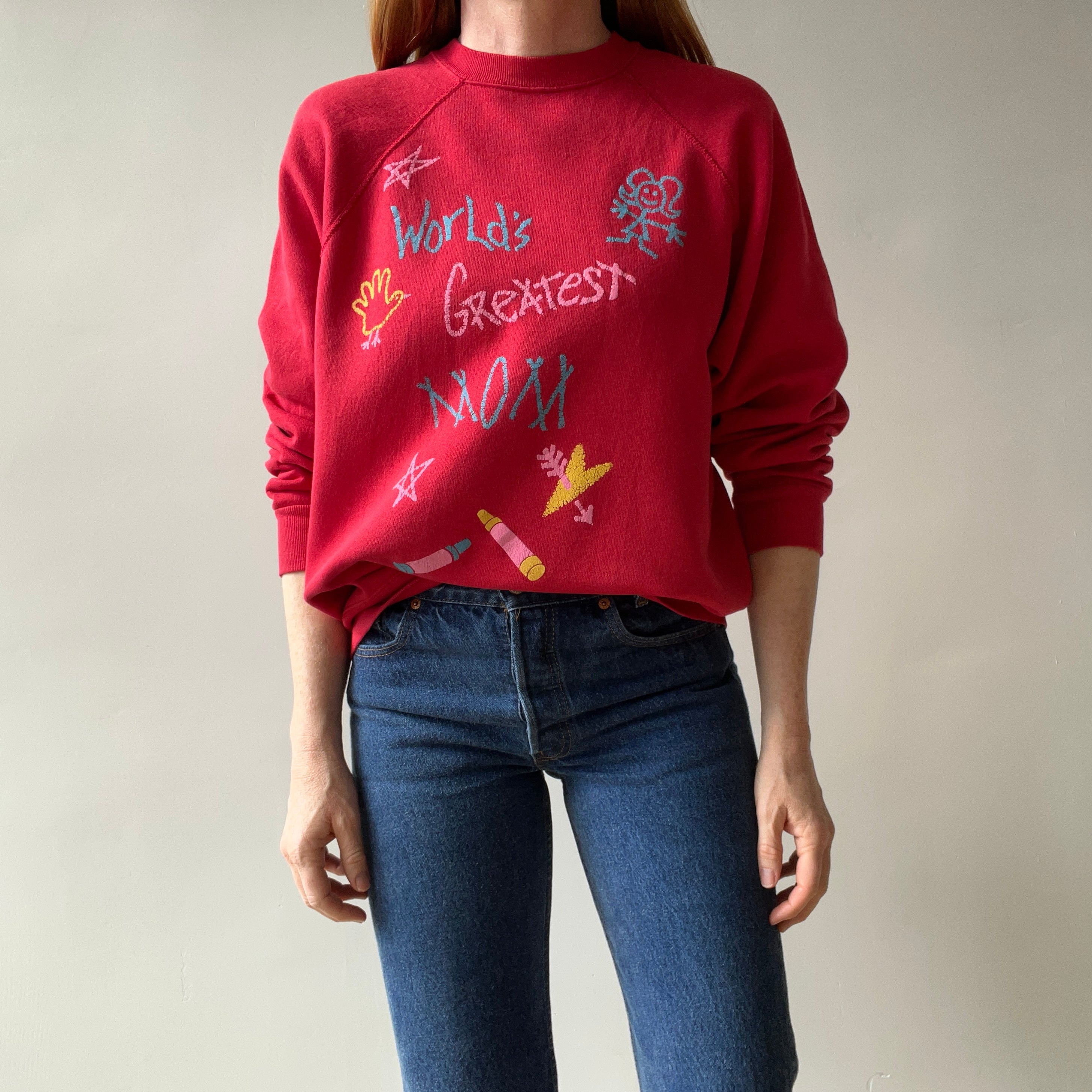 1980s World's Greatest Mom Sweatshirt