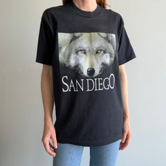 1980s San Diego Wolf Shirt - NonSequitur Tourist Alert :)