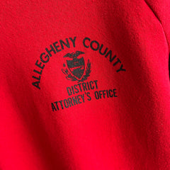 1980s Allgheny County District Attorney's Office Sweatshirt